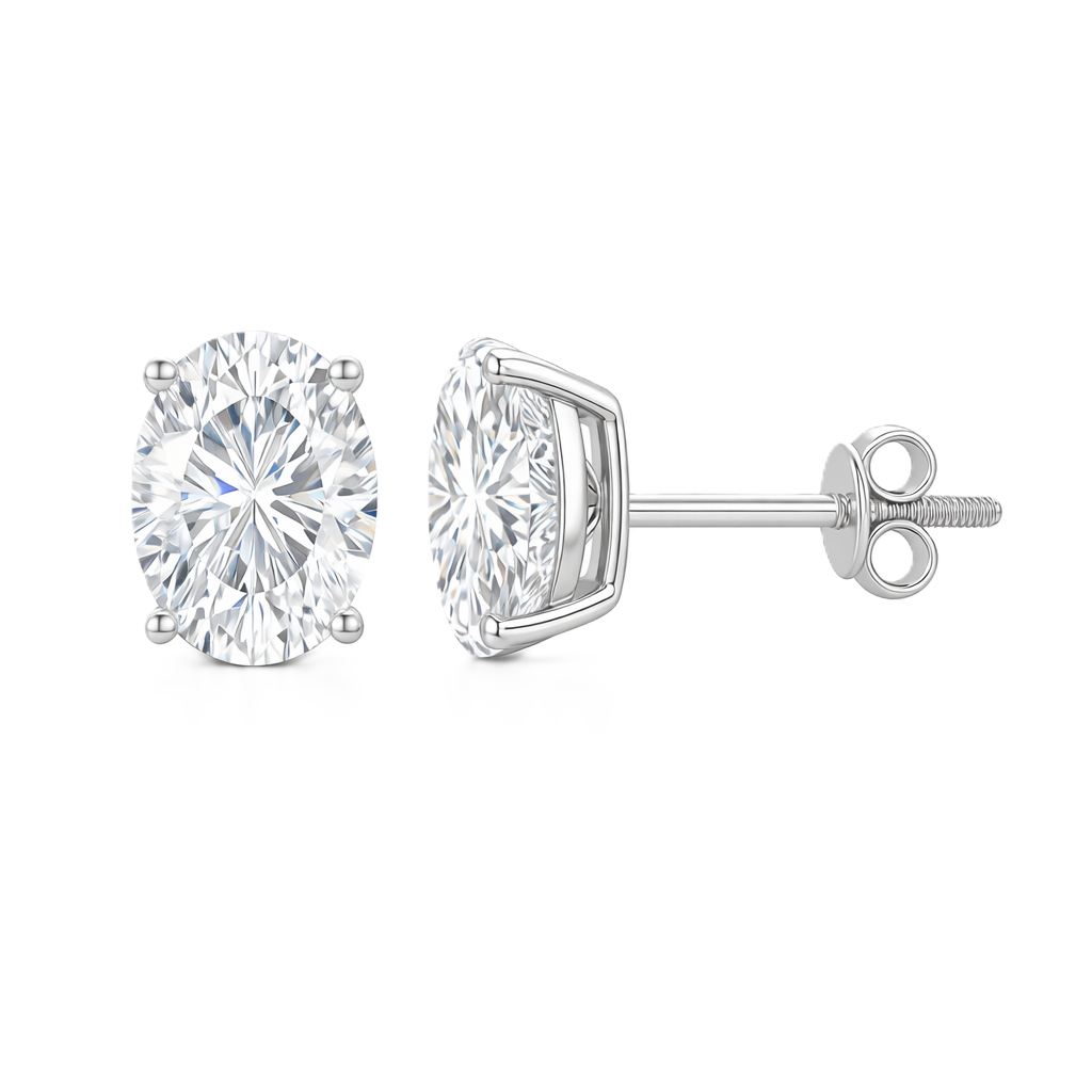 Moisannite Stud Earrings