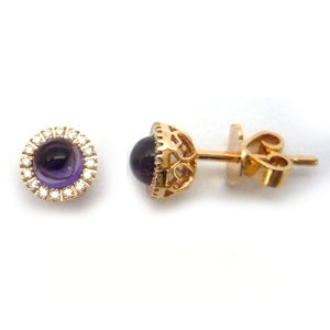 Semi-Precious Stud Earrings