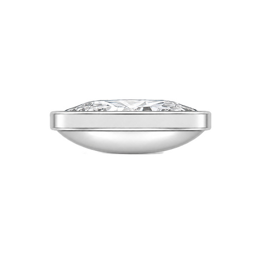 Marquise Moissanite Necklace – 14 x 7 mm – 925 Silver | BSI Jewelry